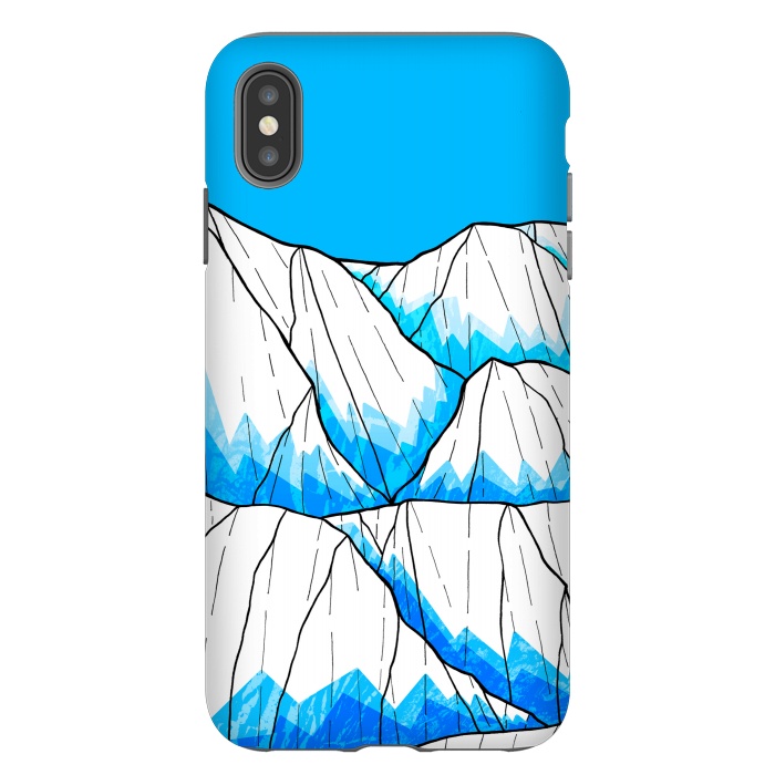 iPhone Xs Max StrongFit Glacier hills by Steve Wade (Swade)