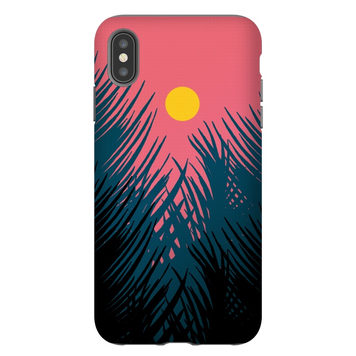 iPhone Xs Max StrongFit The Evening Palm trees by Steve Wade (Swade)
