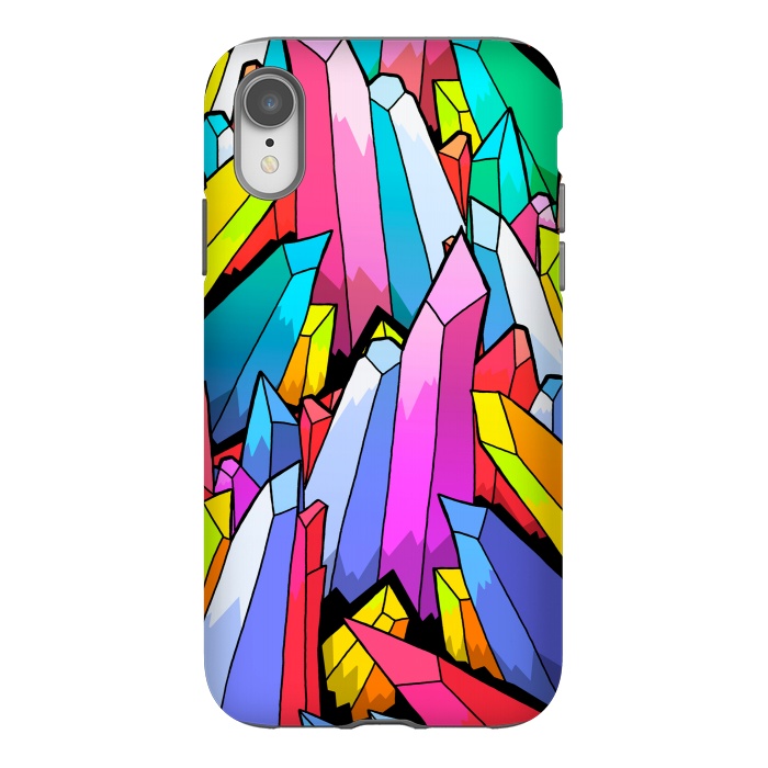 iPhone Xr StrongFit Colour Crystals  by Steve Wade (Swade)