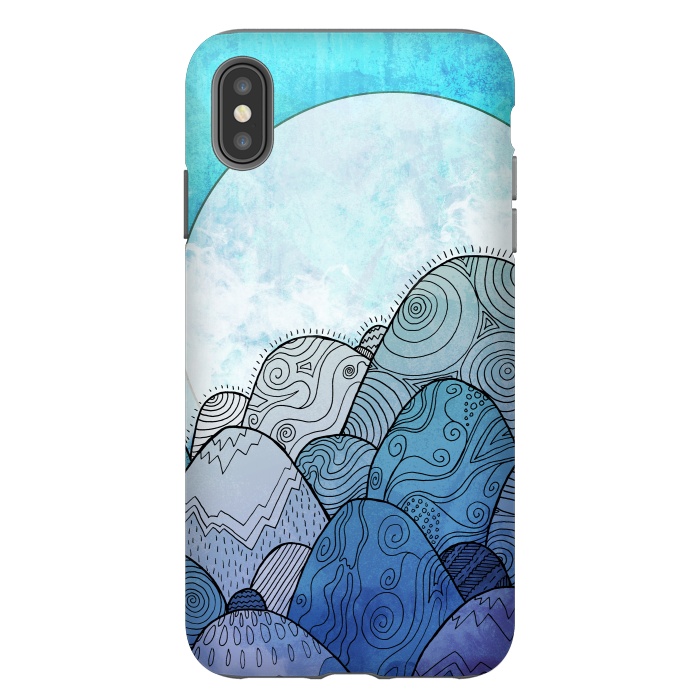 iPhone Xs Max StrongFit Blue Sky Rocks by Steve Wade (Swade)