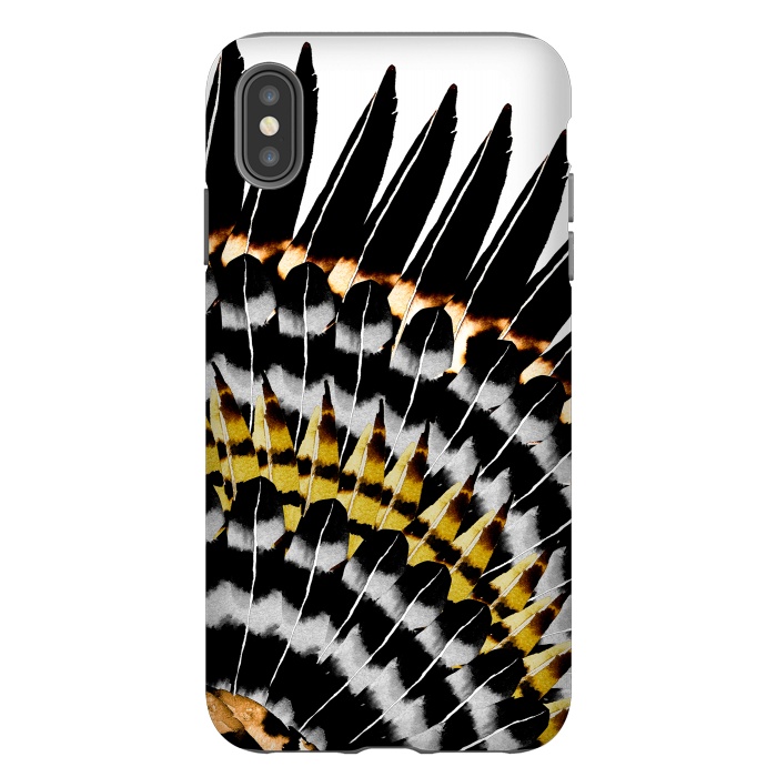 iPhone Xs Max StrongFit Feather Fringe by Amaya Brydon