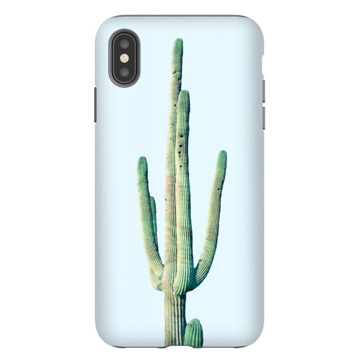 iPhone Xs Max StrongFit Loner Cactus by Uma Prabhakar Gokhale