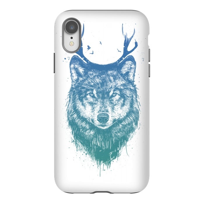 iPhone Xr StrongFit Deer wolf by Balazs Solti