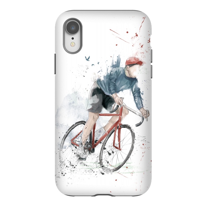 iPhone Xr StrongFit I want to ride my bicycle by Balazs Solti