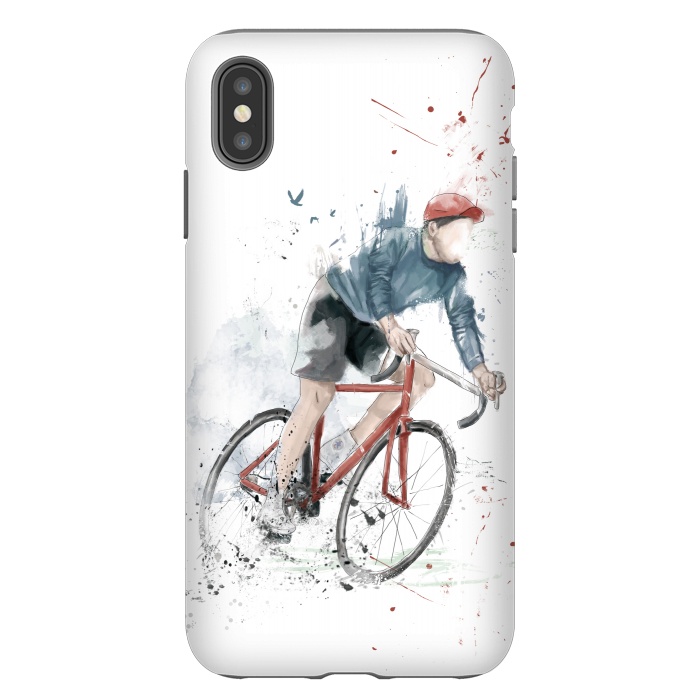 iPhone Xs Max StrongFit I want to ride my bicycle by Balazs Solti