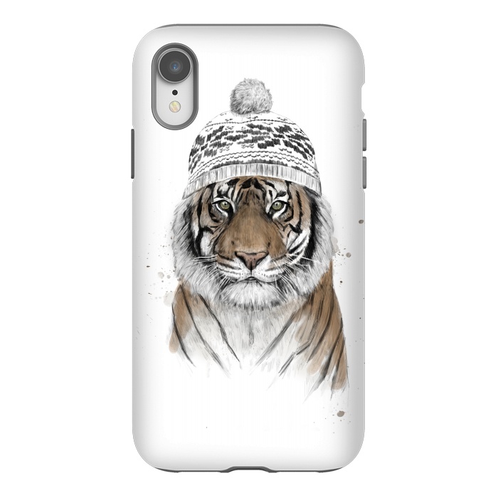 iPhone Xr StrongFit Siberian tiger by Balazs Solti