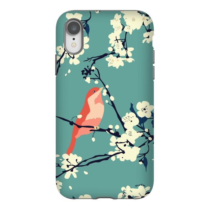 iPhone Xr StrongFit Bird and Blossom by Zoe Charlotte
