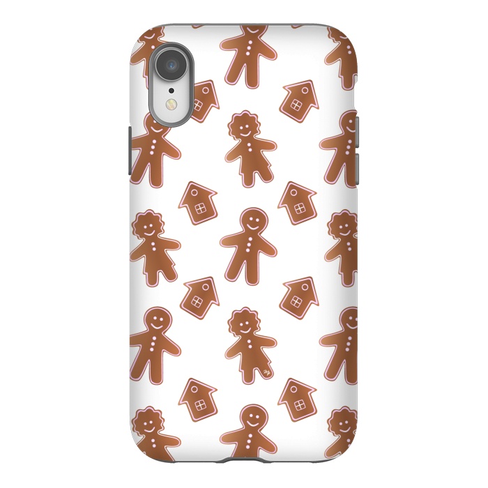iPhone Xr StrongFit Gingerbread people by Martina