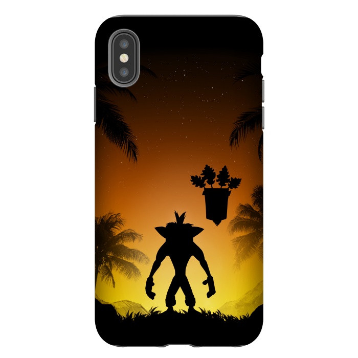 iPhone Xs Max StrongFit Protector of the island by Denis Orio Ibañez