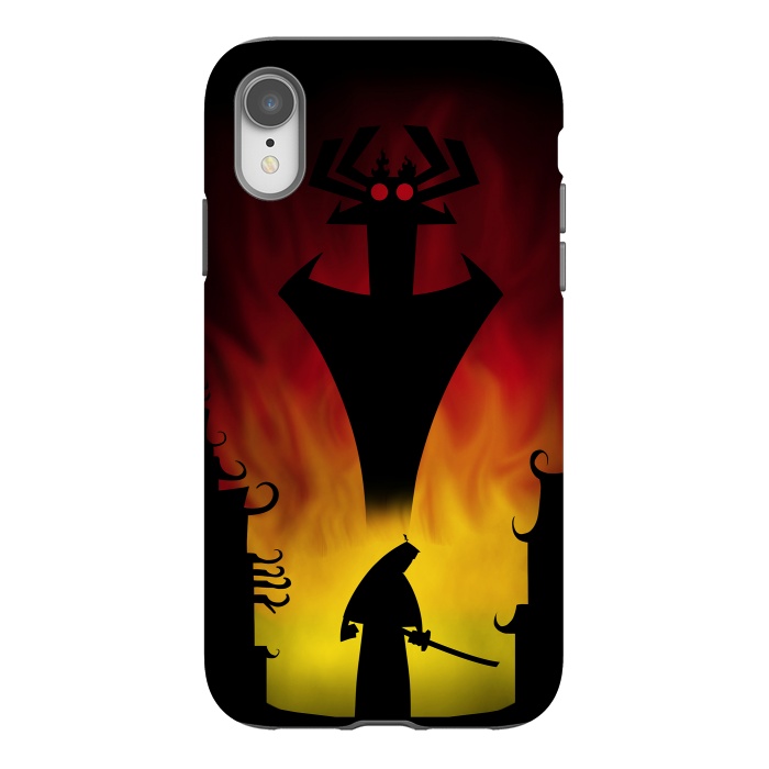 iPhone Xr StrongFit Fighting the Darkness by Denis Orio Ibañez