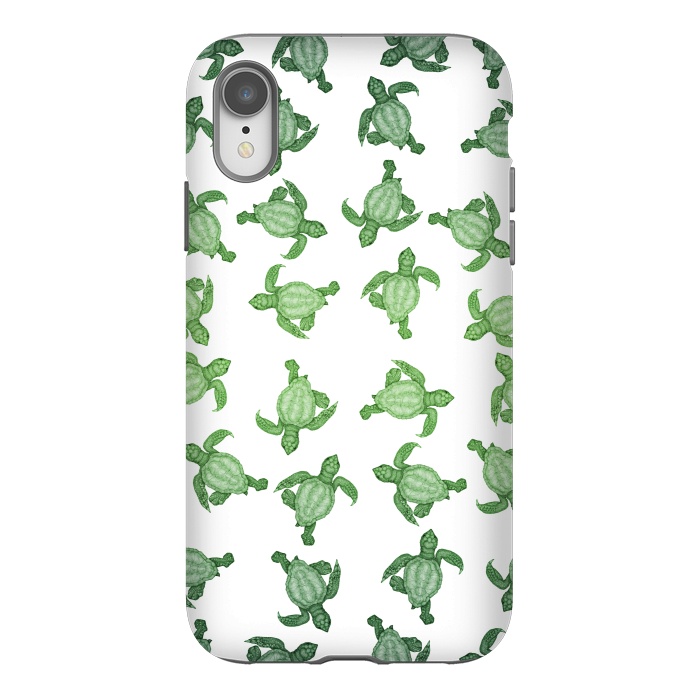 iPhone Xr StrongFit Baby Sea Turtles by ECMazur 