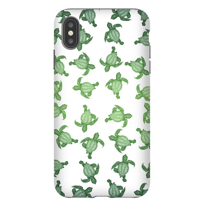 iPhone Xs Max StrongFit Baby Sea Turtles by ECMazur 