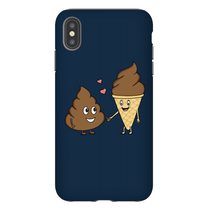 iPhone Xs Max StrongFit True love Blue by Coffee Man
