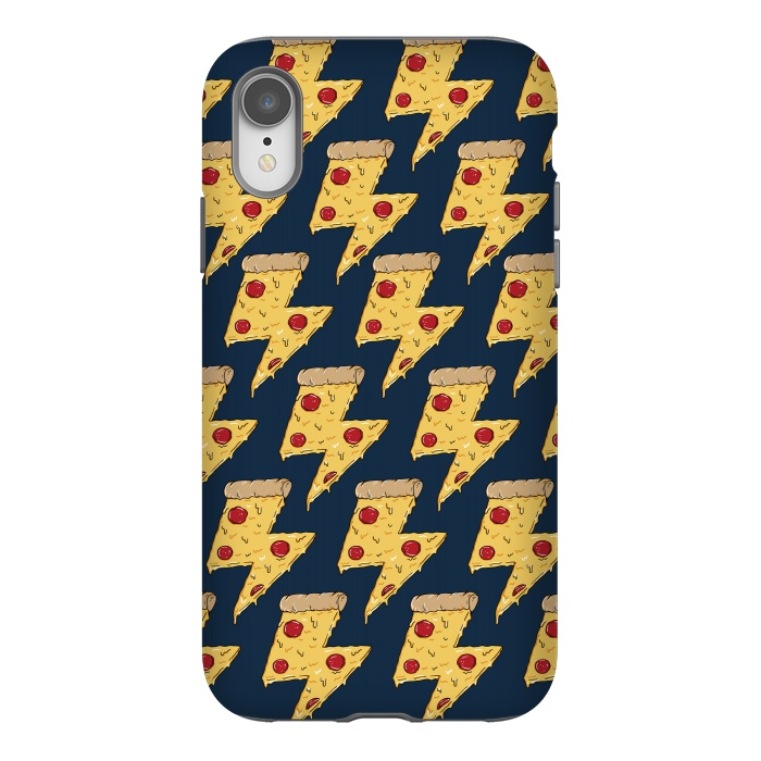 iPhone Xr StrongFit Pizza Power Pattern by Coffee Man