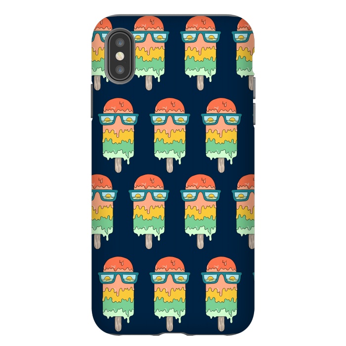 iPhone Xs Max StrongFit Hot Ice Cream pattern by Coffee Man