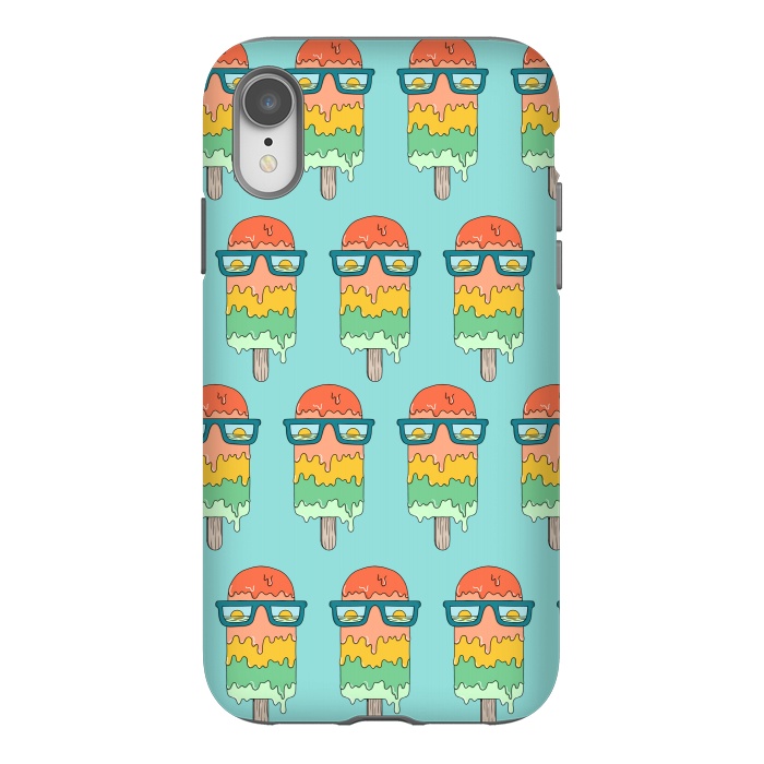 iPhone Xr StrongFit Hot Ice Cream pattern green by Coffee Man