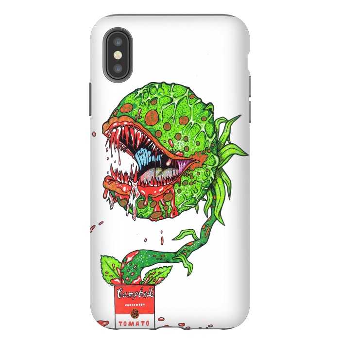 iPhone Xs Max StrongFit Who killed Andy Warhol by Varo Lojo