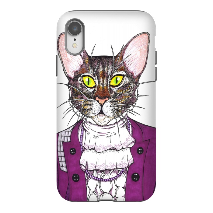iPhone Xr StrongFit CatPrince by Varo Lojo