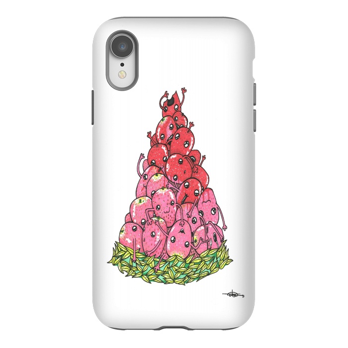 iPhone Xr StrongFit Strawberrymelon by Varo Lojo