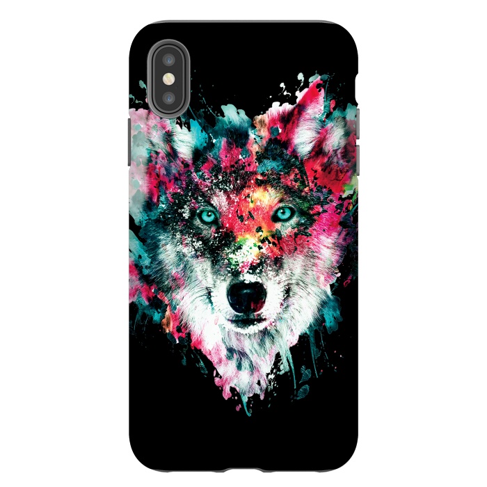 iPhone Xs Max StrongFit Wolf by Riza Peker