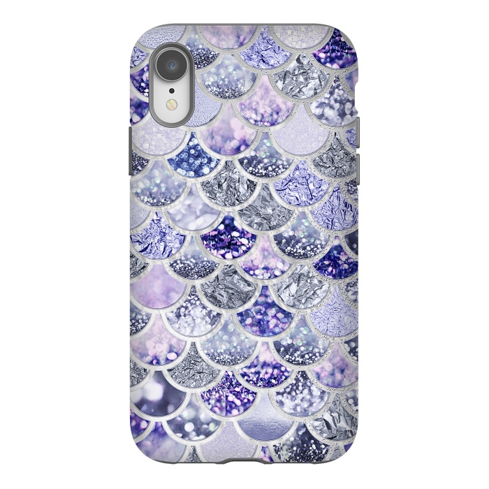 iPhone Xr StrongFit Multicolor Purple & Violett Mermaid Scales by  Utart