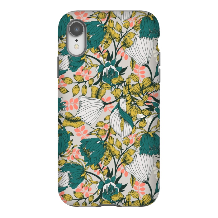 iPhone Xr StrongFit Vintage garden bloom by Mmartabc