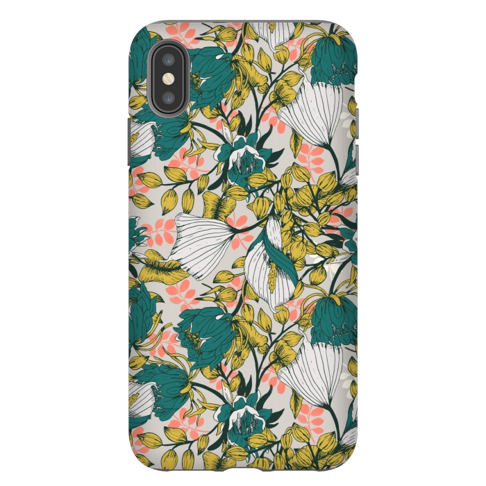 iPhone Xs Max StrongFit Vintage garden bloom by Mmartabc