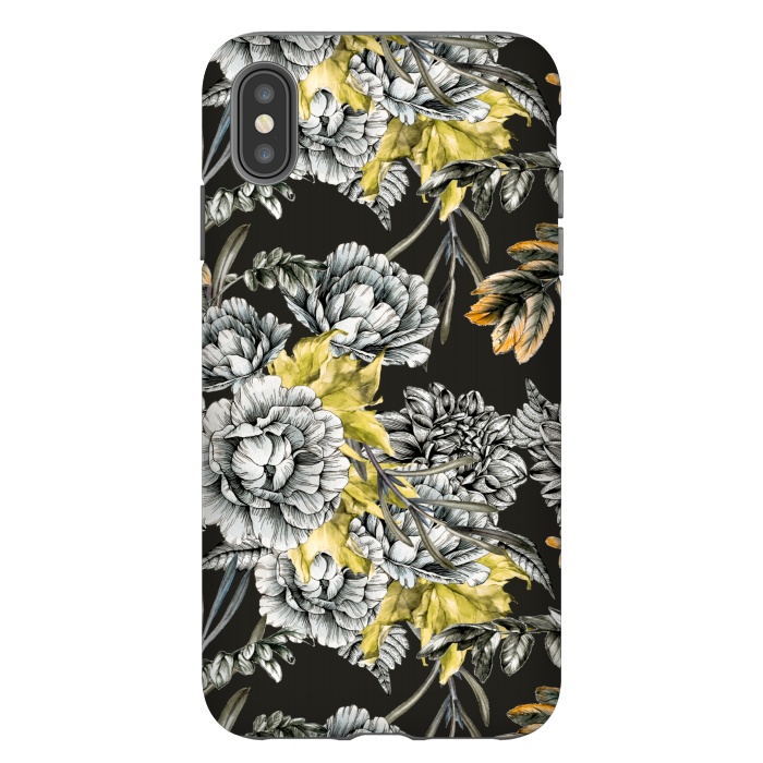 iPhone Xs Max StrongFit Dark flowering I by Mmartabc