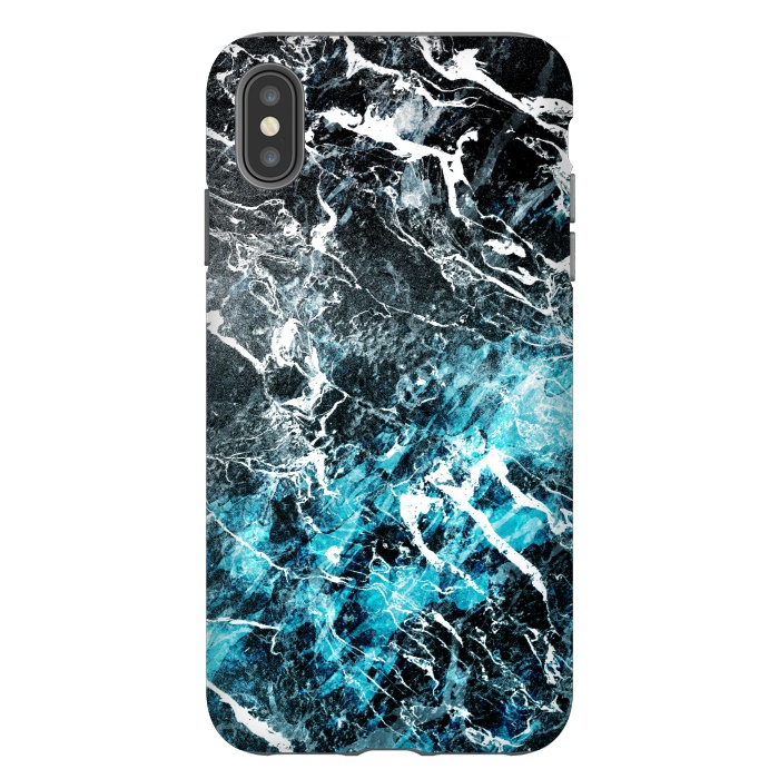 iPhone Xs Max StrongFit Frozen Waves by Steve Wade (Swade)