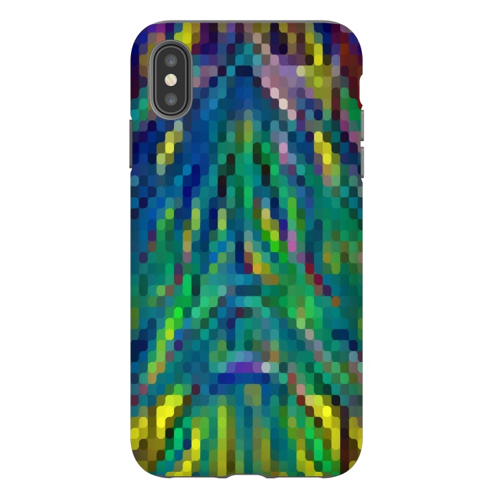 iPhone Xs Max StrongFit Pixelated Motley by Dhruv Narelia
