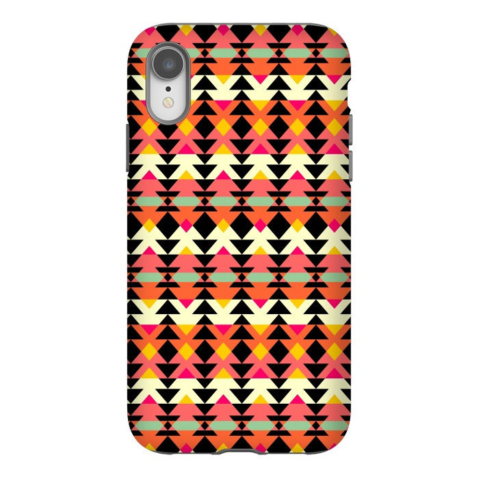 iPhone Xr StrongFit Aztec Geometrical Pattern by Dhruv Narelia