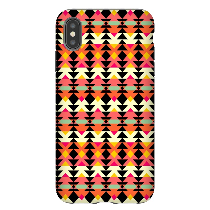 iPhone Xs Max StrongFit Aztec Geometrical Pattern by Dhruv Narelia