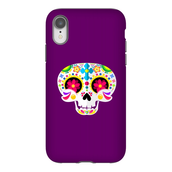 iPhone Xr StrongFit Sugar Skull by Dhruv Narelia