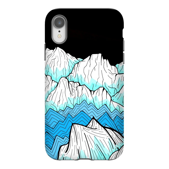 iPhone Xr StrongFit Antarctica mountains by Steve Wade (Swade)