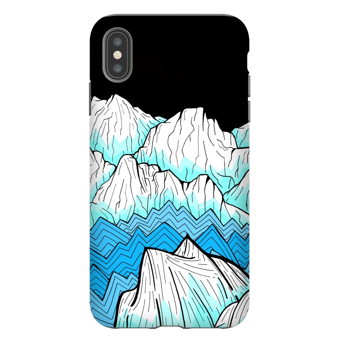 iPhone Xs Max StrongFit Antarctica mountains by Steve Wade (Swade)