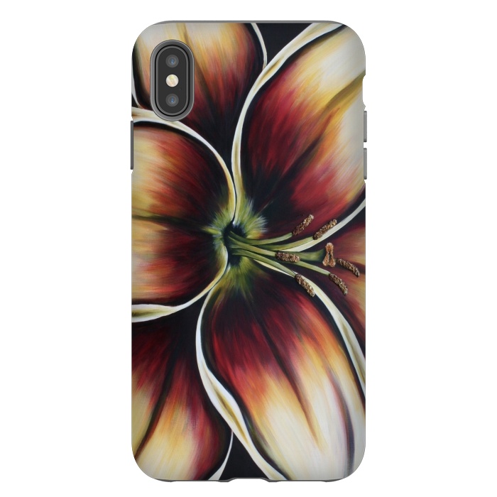 iPhone Xs Max StrongFit Sunset Lily by Denise Cassidy Wood
