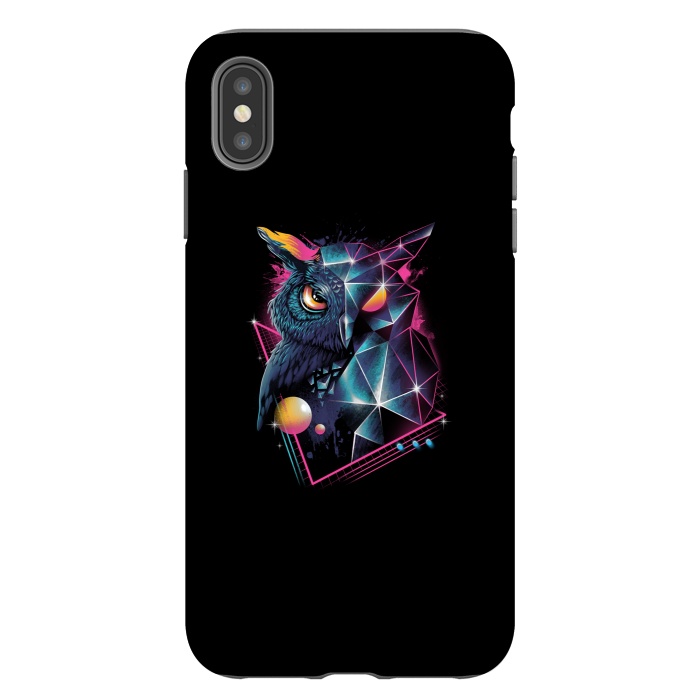 iPhone Xs Max StrongFit Rad Owl by Vincent Patrick Trinidad