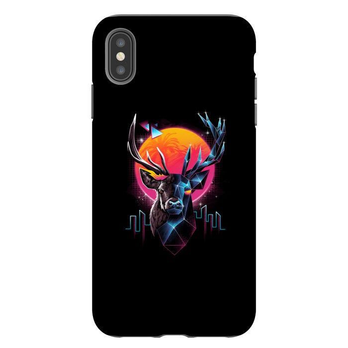 iPhone Xs Max StrongFit Rad Stag by Vincent Patrick Trinidad