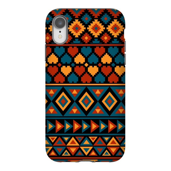 iPhone Xr StrongFit aztec traditional pattern by Dhruv Narelia
