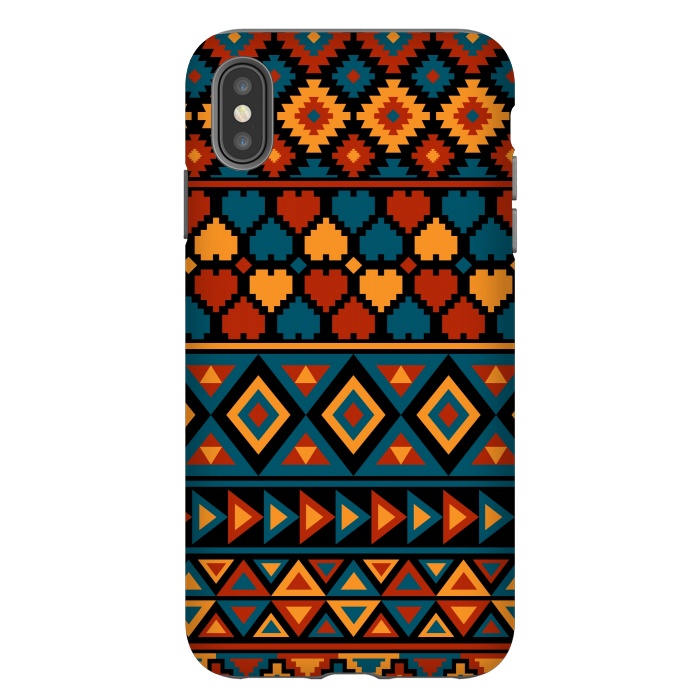 iPhone Xs Max StrongFit aztec traditional pattern by Dhruv Narelia