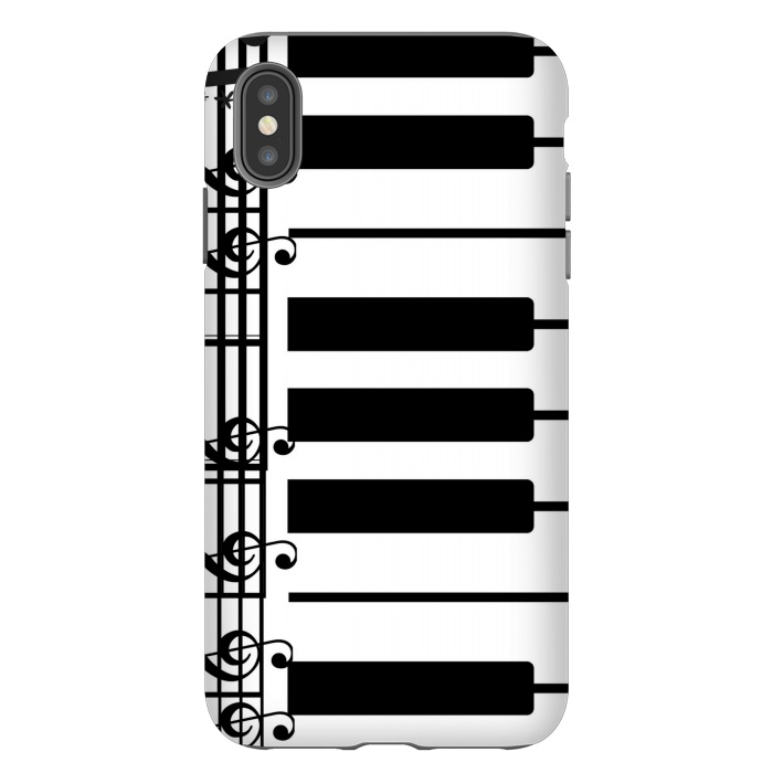 iPhone Xs Max StrongFit piano pattern by MALLIKA