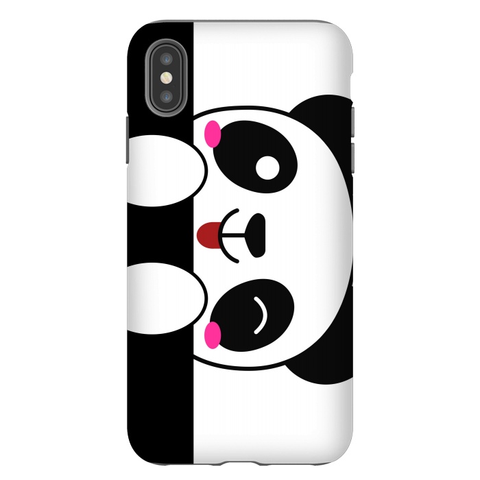iPhone Xs Max StrongFit panda love by MALLIKA