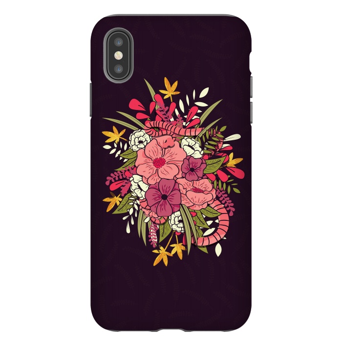iPhone Xs Max StrongFit Jungle Bouquet 001 by Jelena Obradovic