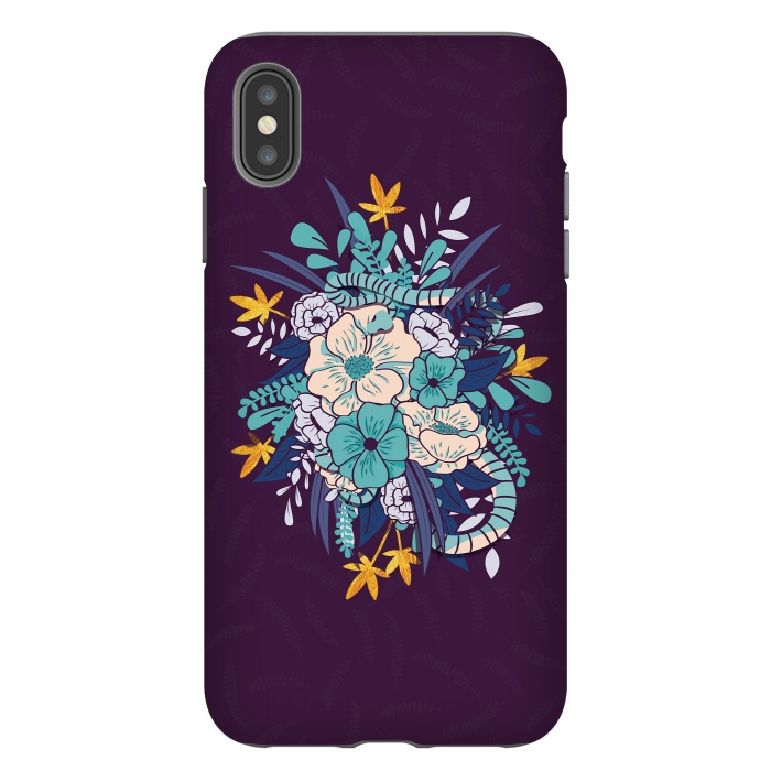 iPhone Xs Max StrongFit Jungle Bouquet 002 by Jelena Obradovic