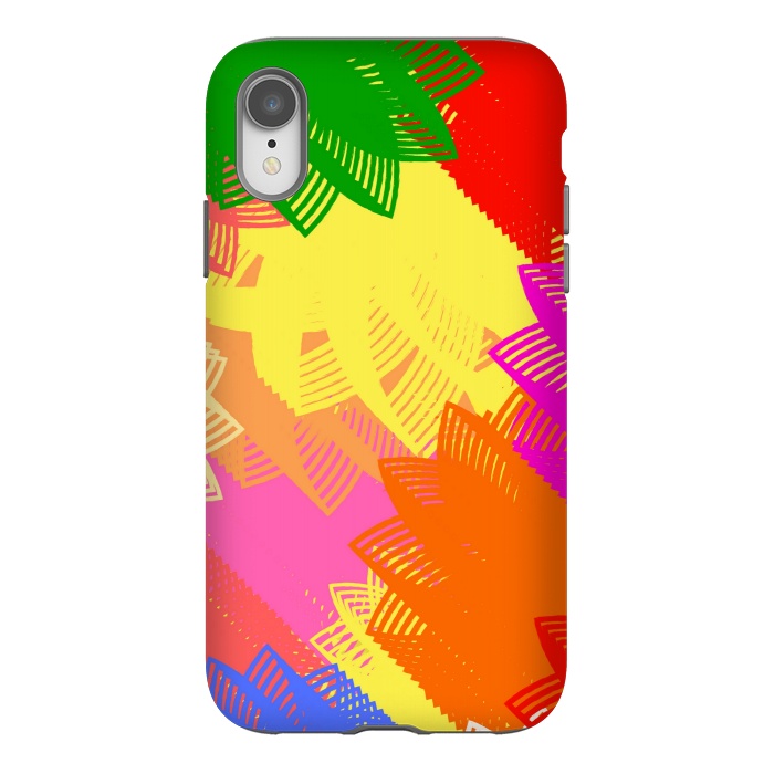 iPhone Xr StrongFit abstract pattern by MALLIKA
