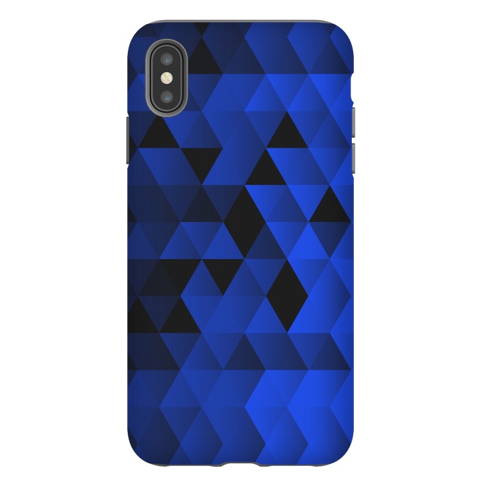 iPhone Xs Max StrongFit Triangles Wave by Sitchko
