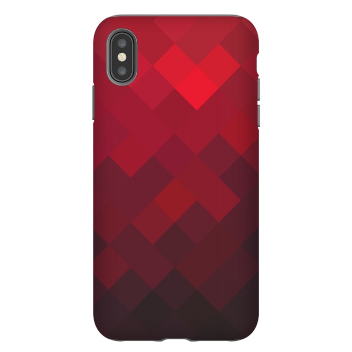 iPhone Xs Max StrongFit Red Underground by Sitchko