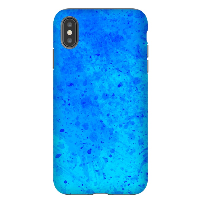 iPhone Xs Max StrongFit Blue Chaos by Sitchko