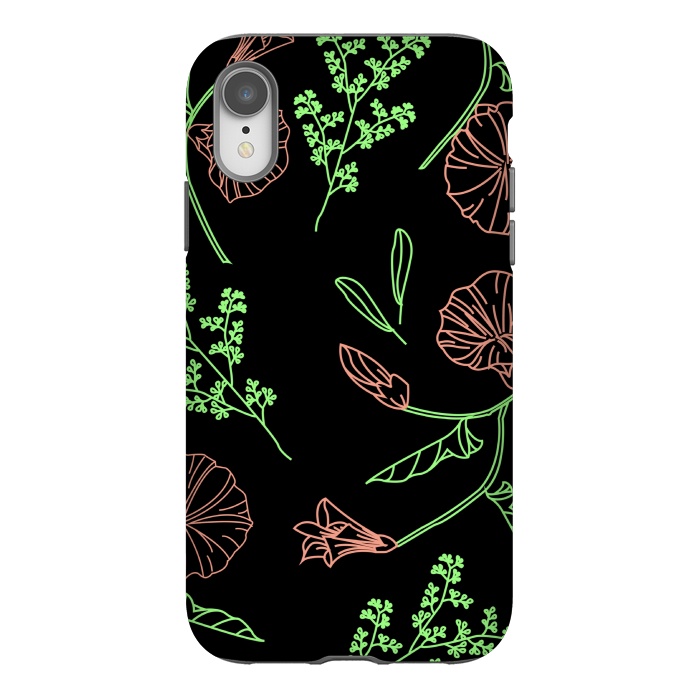 iPhone Xr StrongFit floral design 3 by MALLIKA
