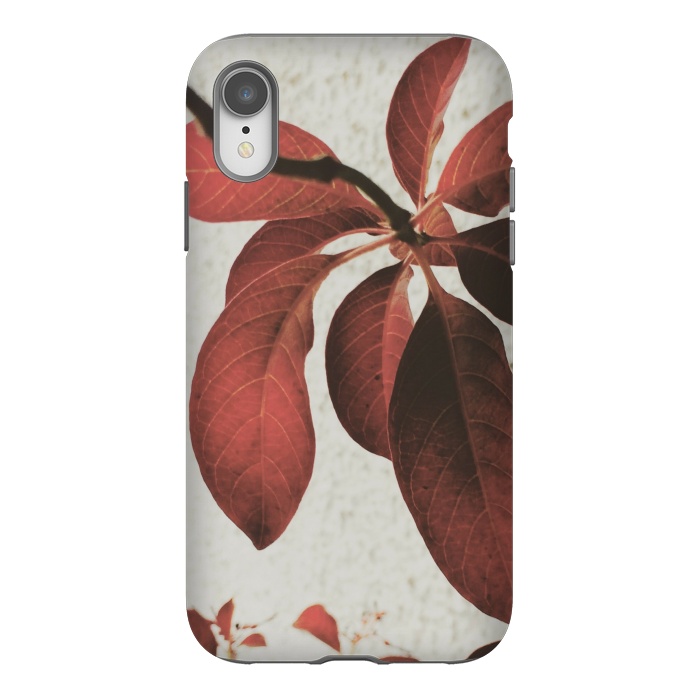 iPhone Xr StrongFit red flower by MALLIKA